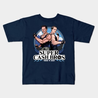 Super Cash Bros - Elon Musk vs Mark Zuckerberg Kids T-Shirt